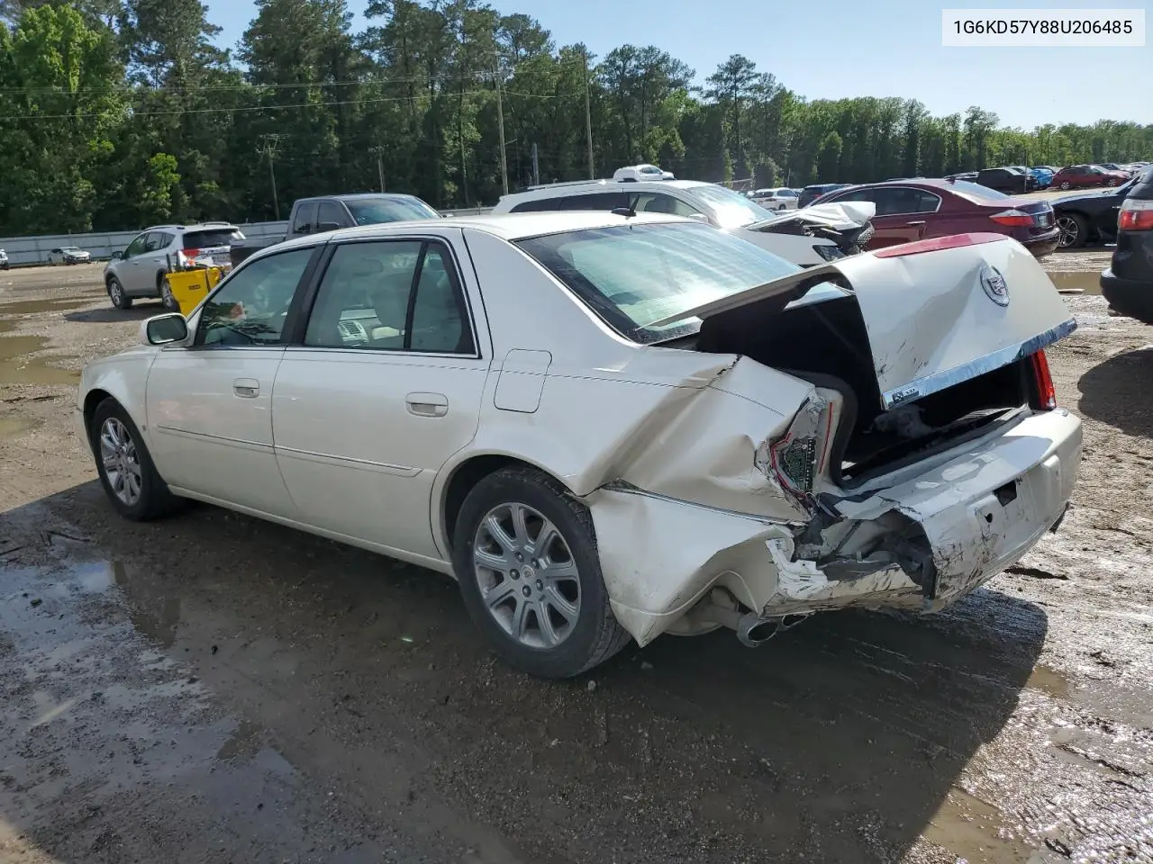 2008 Cadillac Dts VIN: 1G6KD57Y88U206485 Lot: 55530065