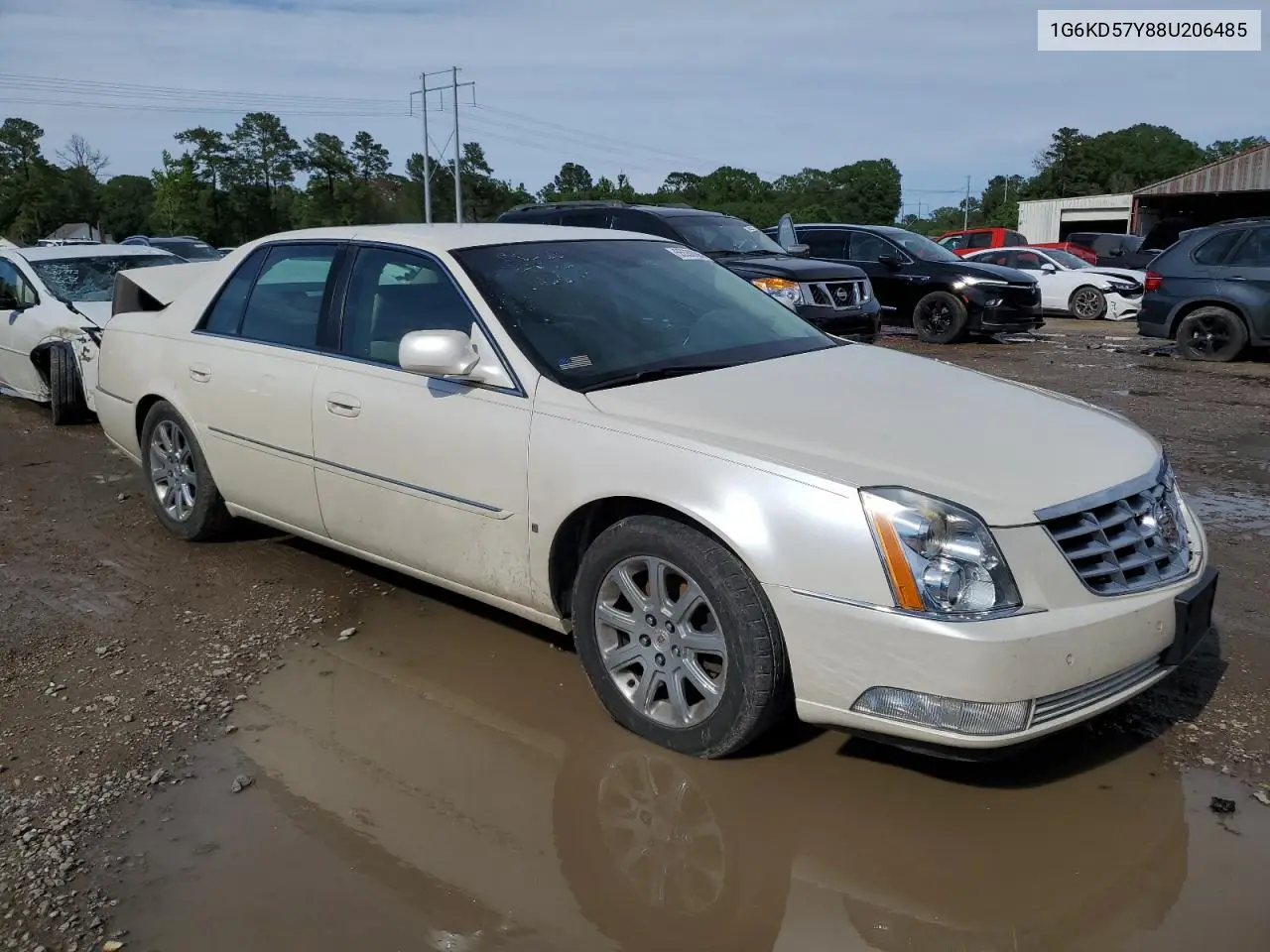2008 Cadillac Dts VIN: 1G6KD57Y88U206485 Lot: 55530065