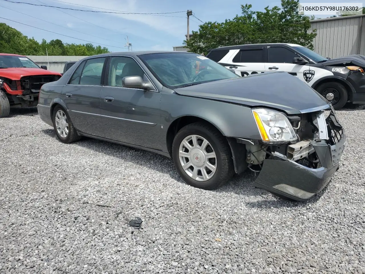 2008 Cadillac Dts VIN: 1G6KD57Y98U176302 Lot: 55618055