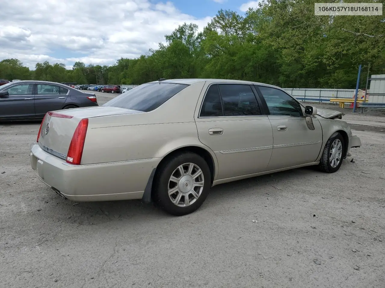 2008 Cadillac Dts VIN: 1G6KD57Y18U168114 Lot: 56137385