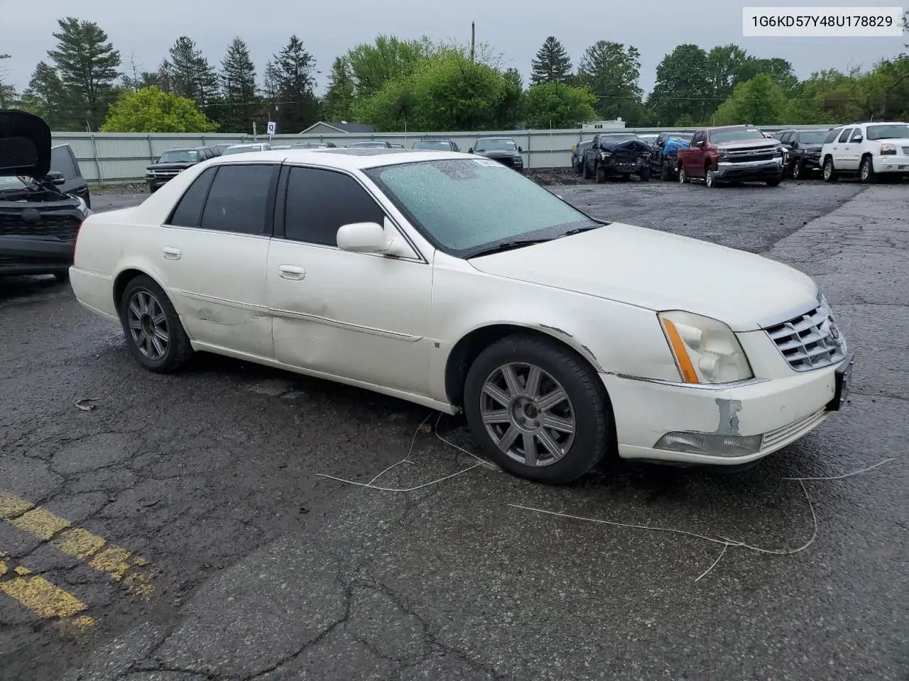 2008 Cadillac Dts VIN: 1G6KD57Y48U178829 Lot: 56669235