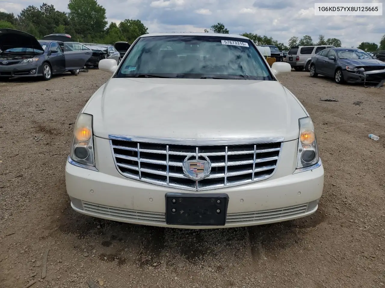 2008 Cadillac Dts VIN: 1G6KD57YX8U125665 Lot: 57873315