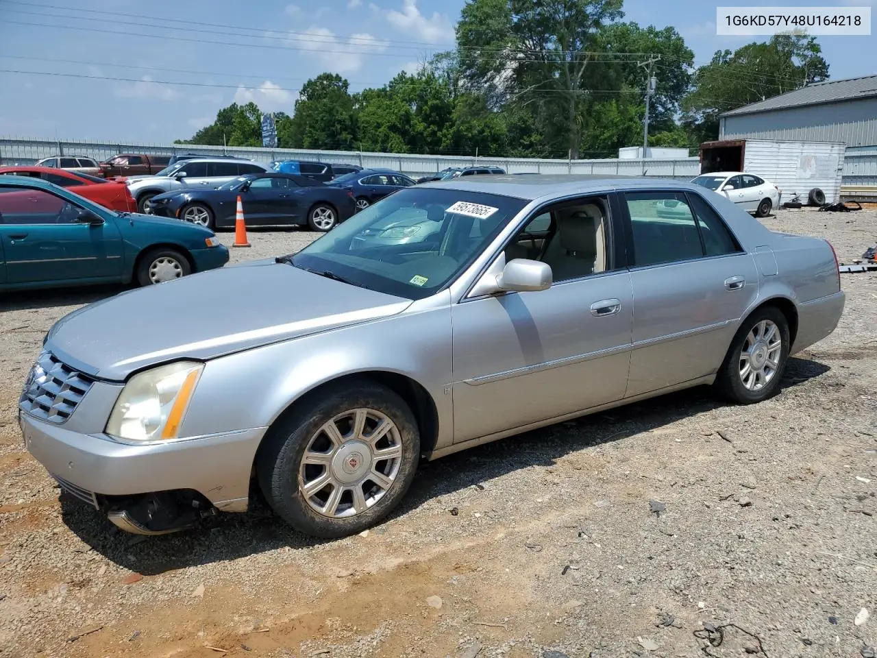 2008 Cadillac Dts VIN: 1G6KD57Y48U164218 Lot: 59573665
