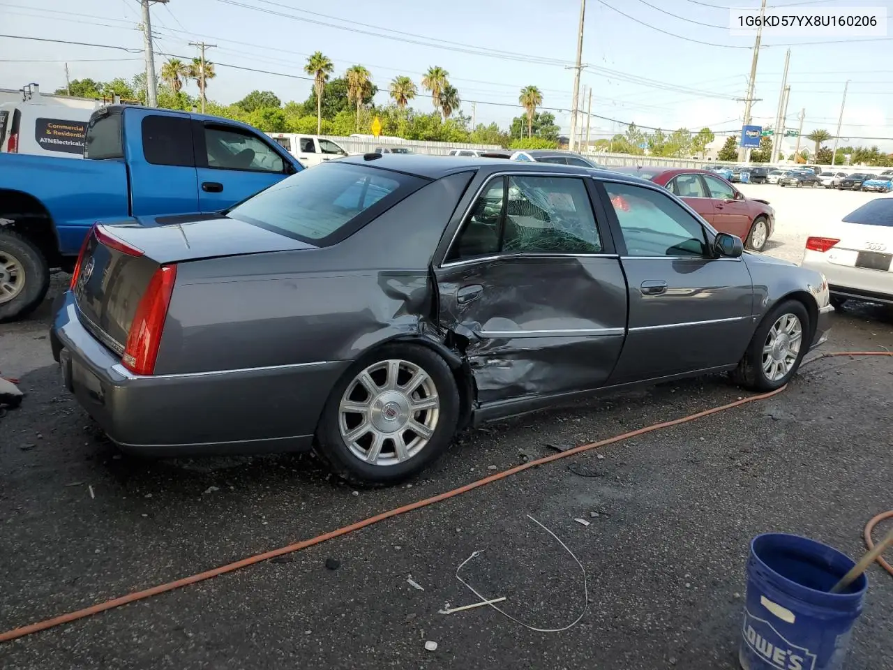 2008 Cadillac Dts VIN: 1G6KD57YX8U160206 Lot: 60101895