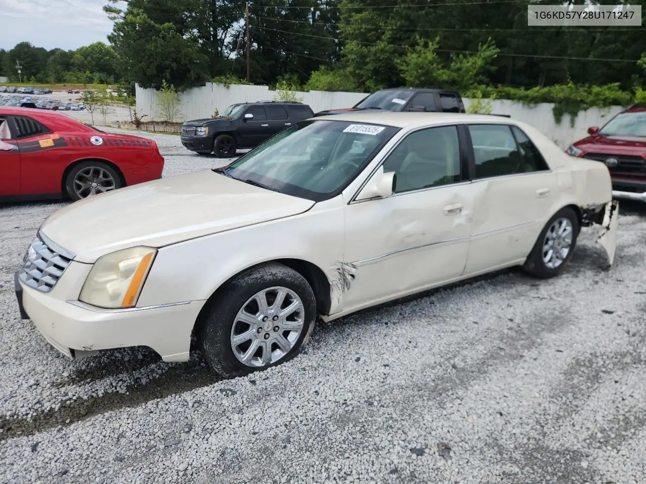 2008 Cadillac Dts VIN: 1G6KD57Y28U171247 Lot: 61015525