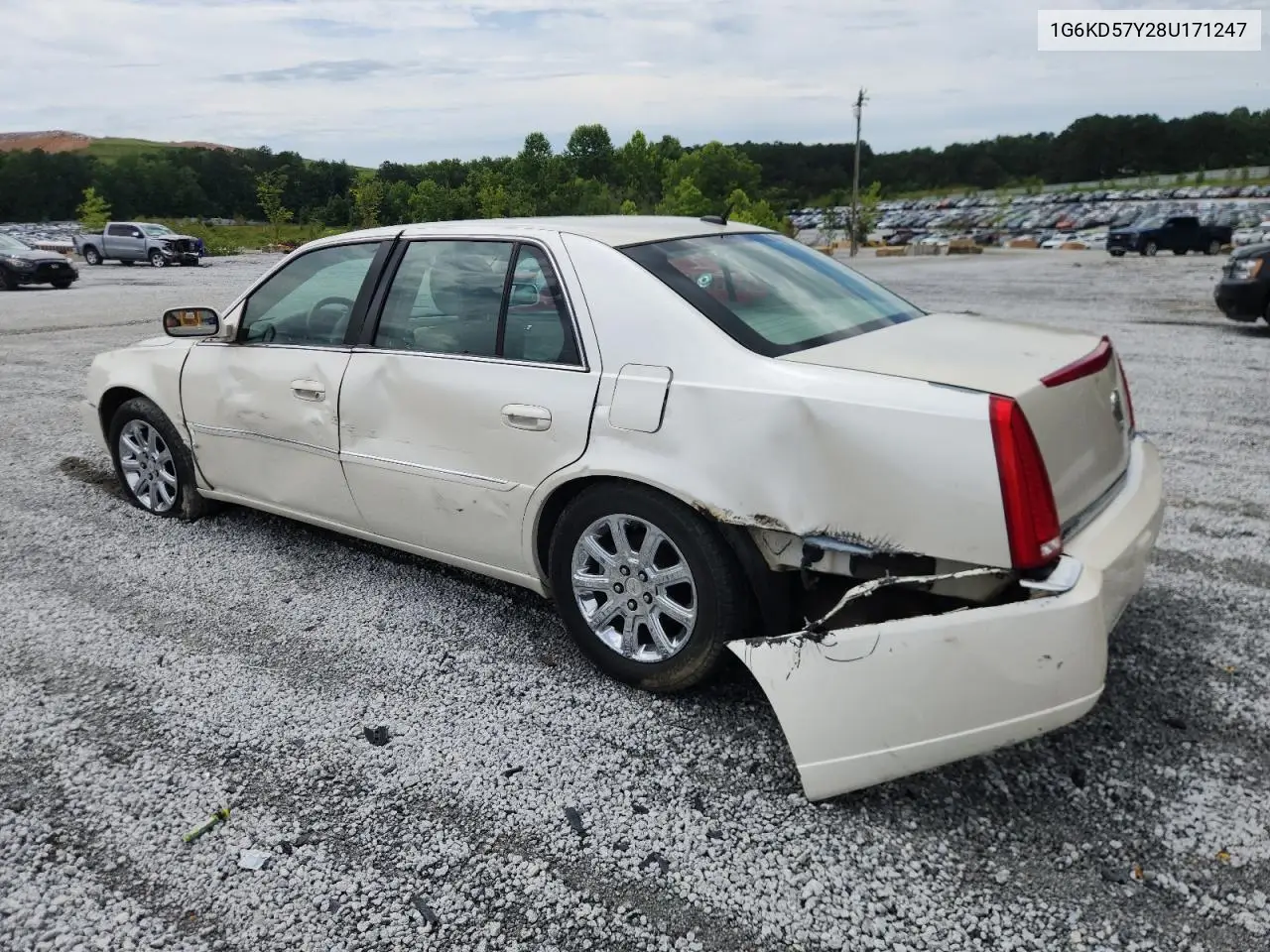 2008 Cadillac Dts VIN: 1G6KD57Y28U171247 Lot: 61015525