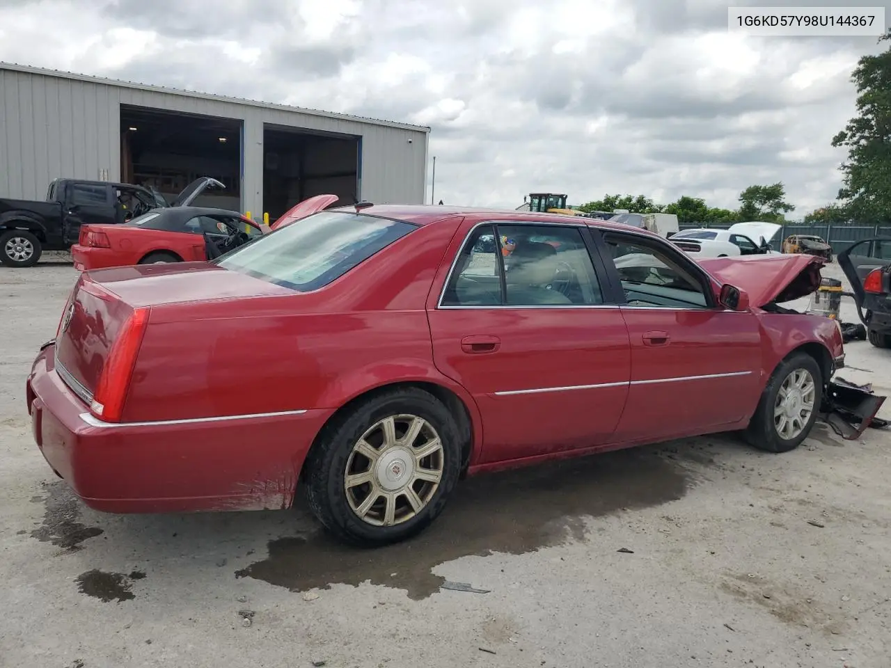 2008 Cadillac Dts VIN: 1G6KD57Y98U144367 Lot: 61228185