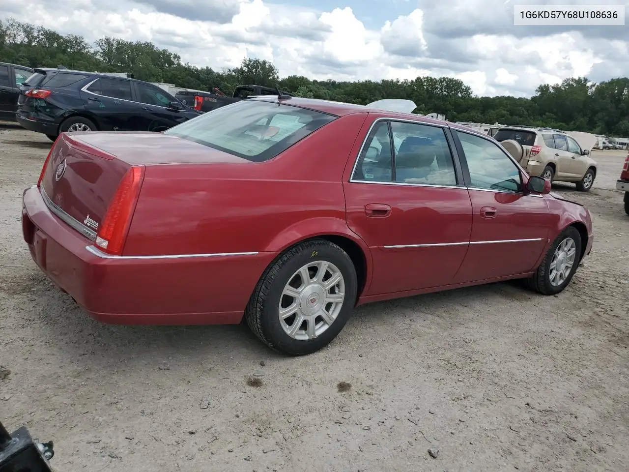 2008 Cadillac Dts VIN: 1G6KD57Y68U108636 Lot: 61260305