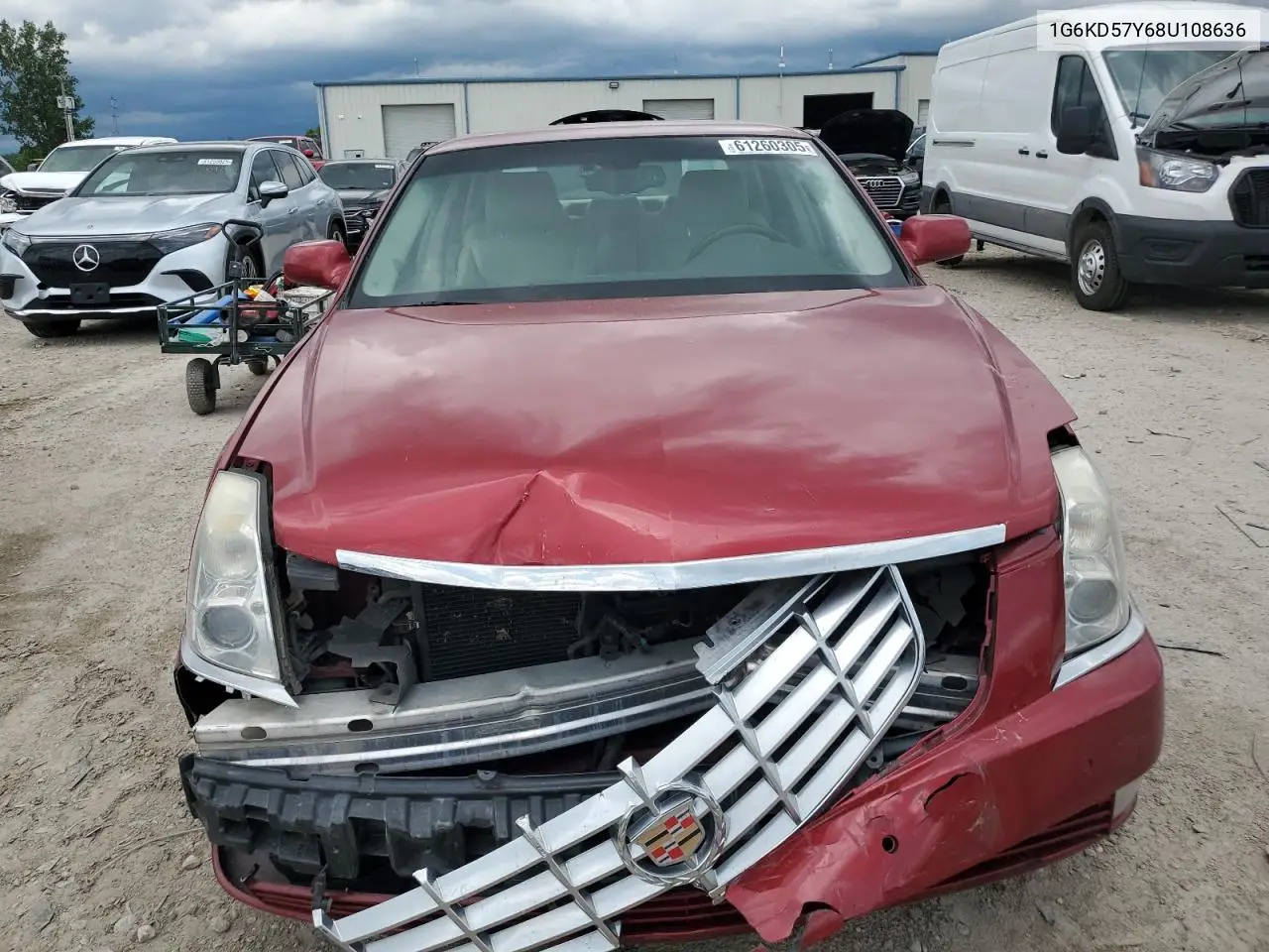2008 Cadillac Dts VIN: 1G6KD57Y68U108636 Lot: 61260305