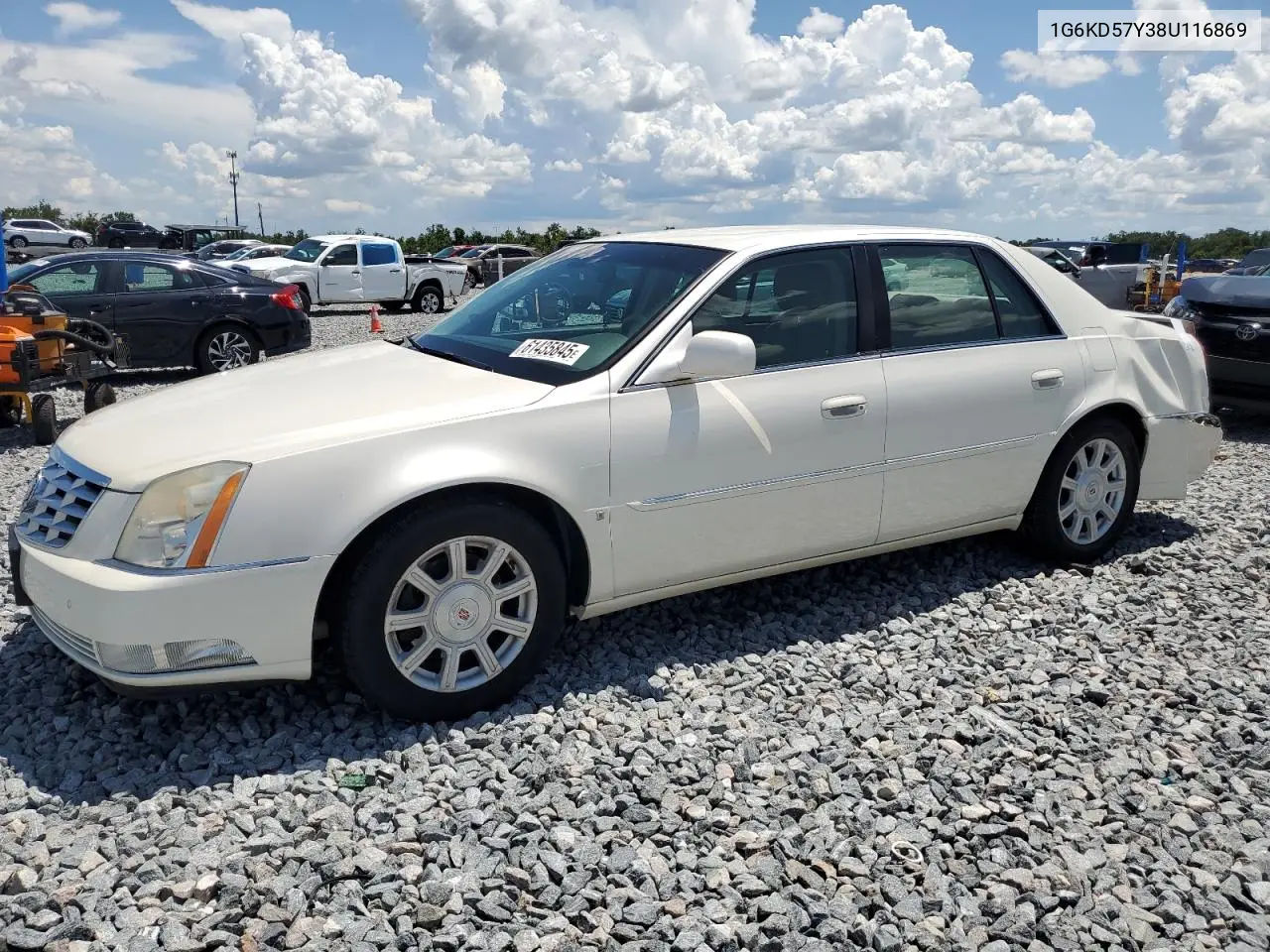 2008 Cadillac Dts VIN: 1G6KD57Y38U116869 Lot: 61435845