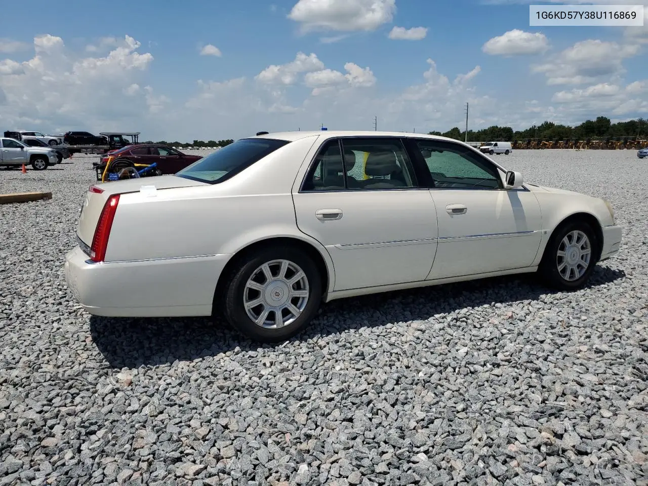 2008 Cadillac Dts VIN: 1G6KD57Y38U116869 Lot: 61435845