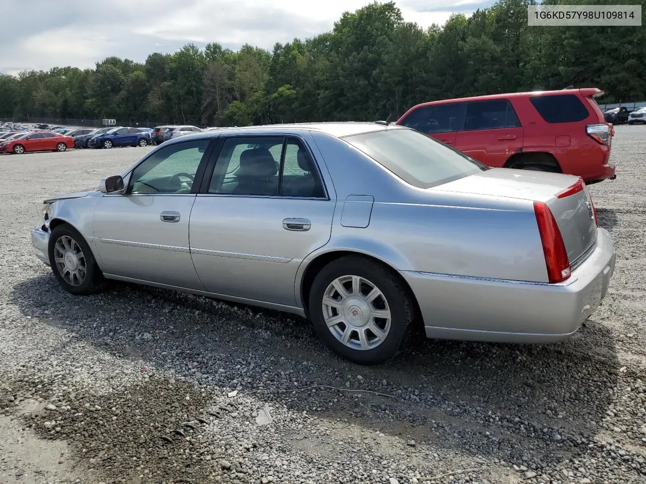 2008 Cadillac Dts VIN: 1G6KD57Y98U109814 Lot: 61682785