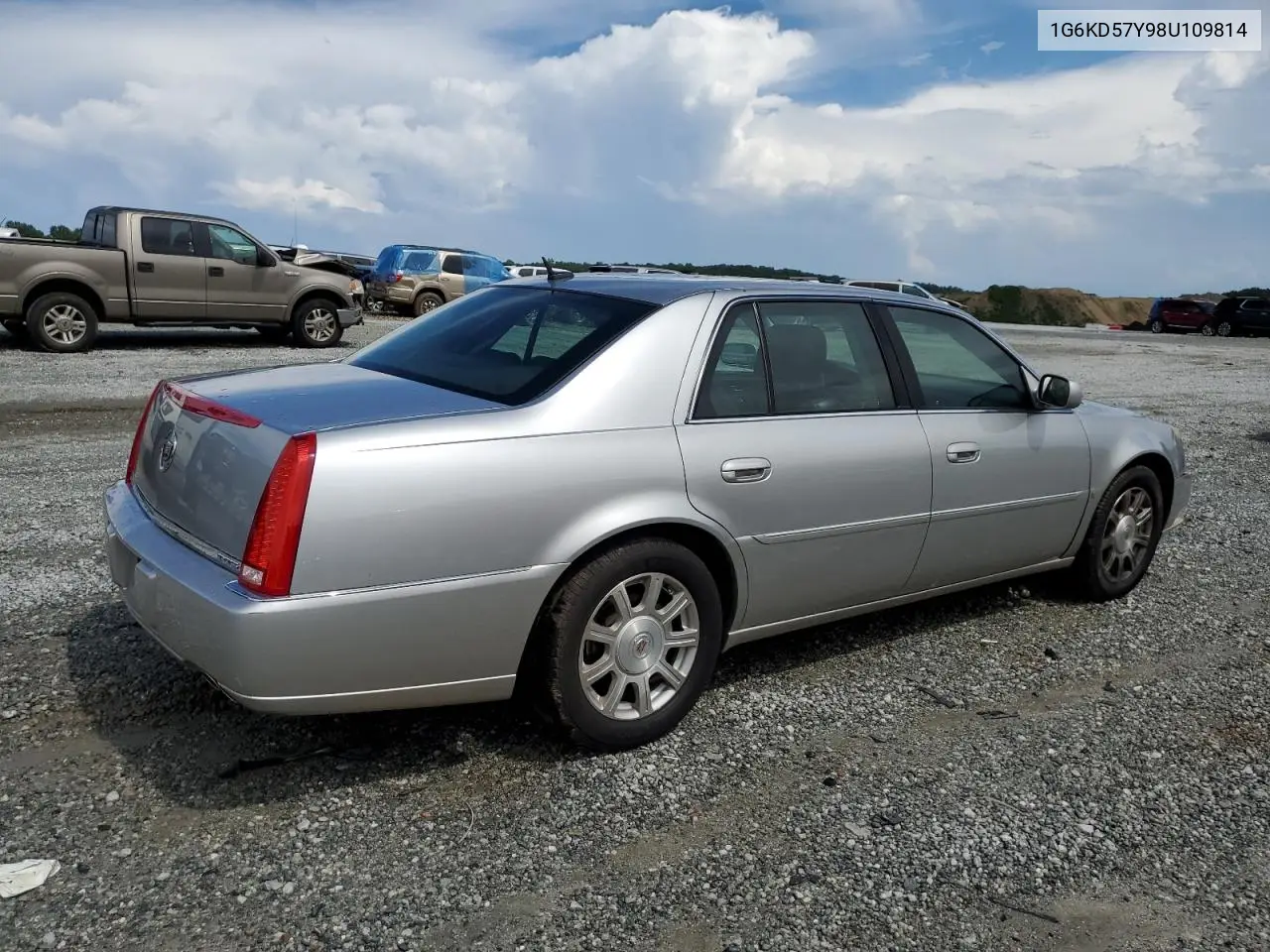 2008 Cadillac Dts VIN: 1G6KD57Y98U109814 Lot: 61682785
