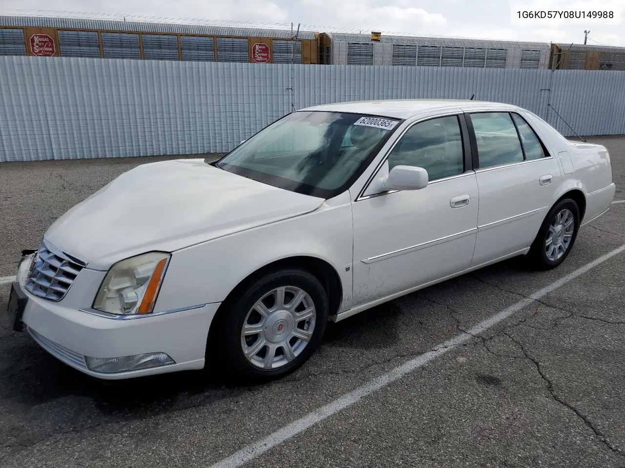 2008 Cadillac Dts VIN: 1G6KD57Y08U149988 Lot: 62000365