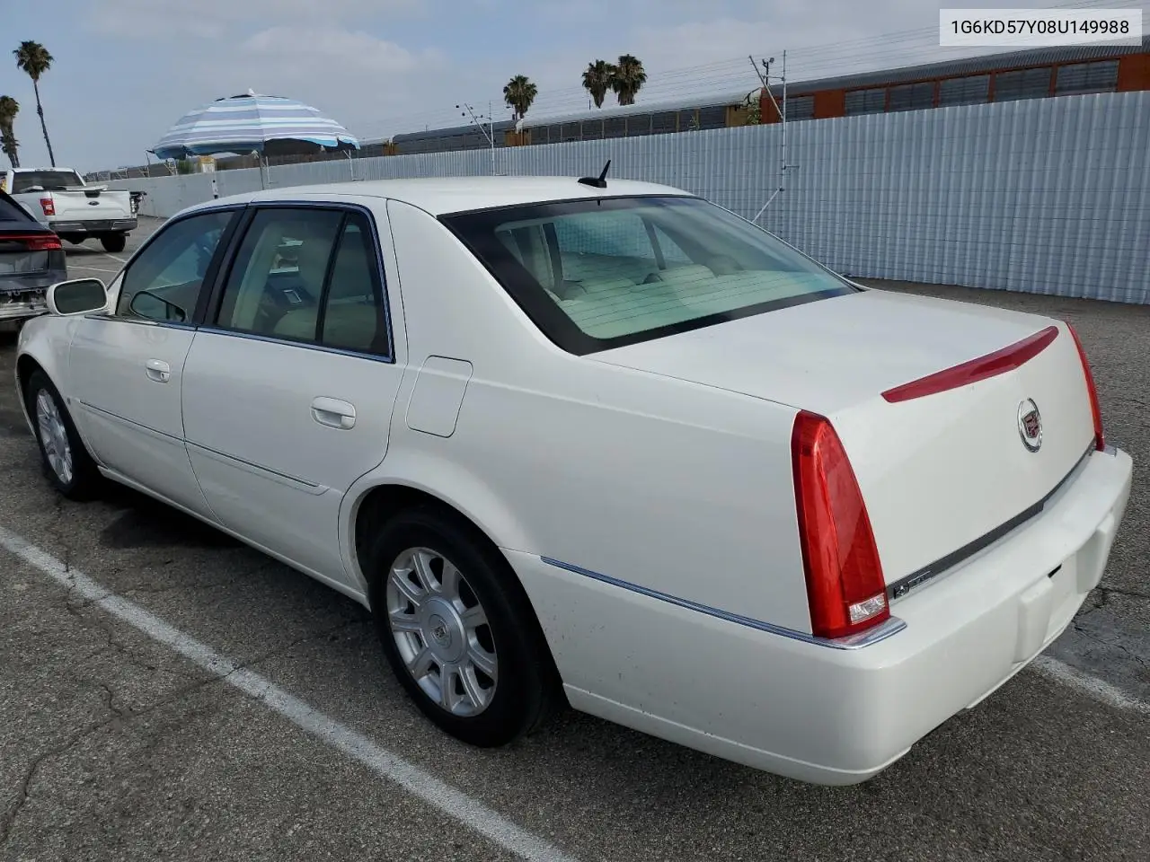 2008 Cadillac Dts VIN: 1G6KD57Y08U149988 Lot: 62000365