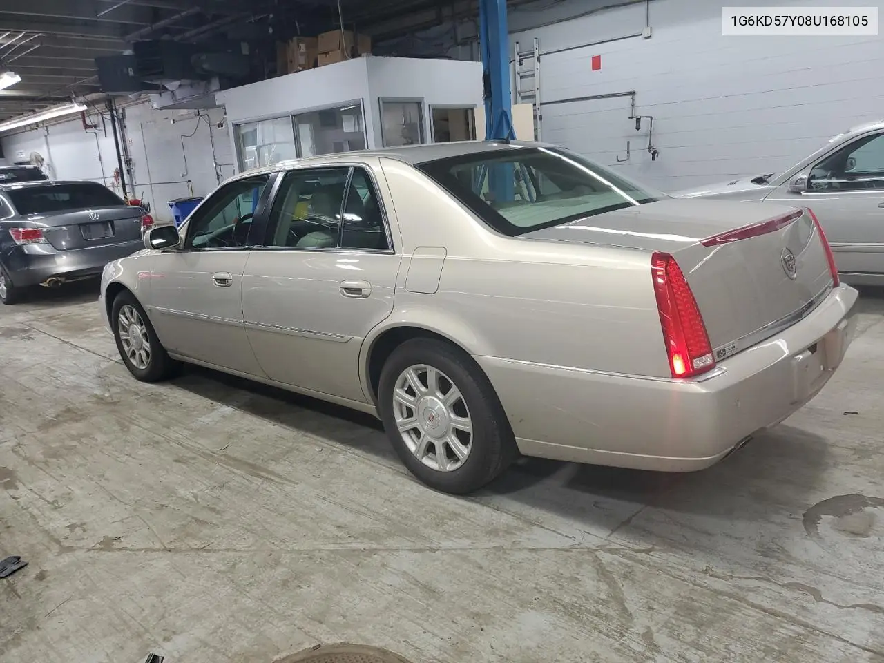 2008 Cadillac Dts VIN: 1G6KD57Y08U168105 Lot: 62143425
