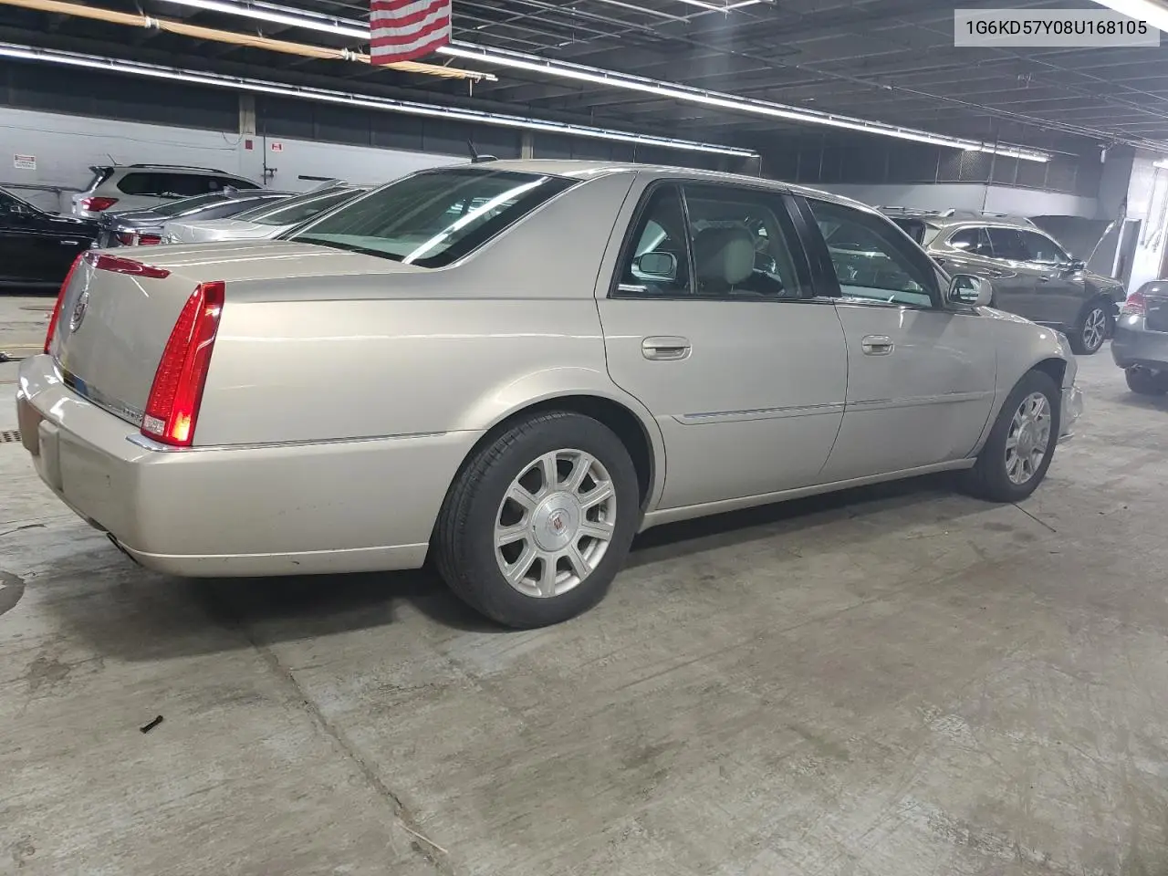 2008 Cadillac Dts VIN: 1G6KD57Y08U168105 Lot: 62143425