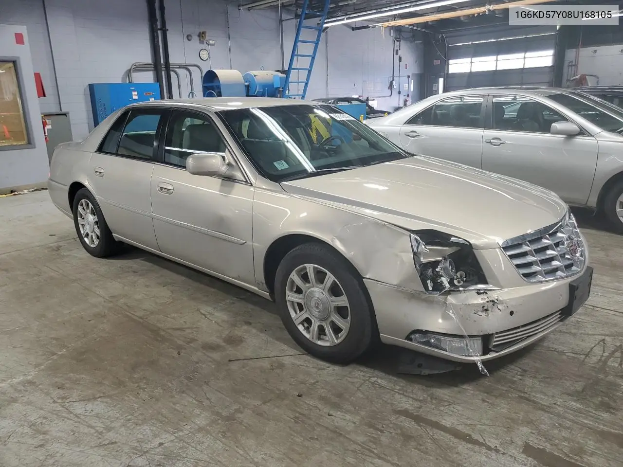 2008 Cadillac Dts VIN: 1G6KD57Y08U168105 Lot: 62143425