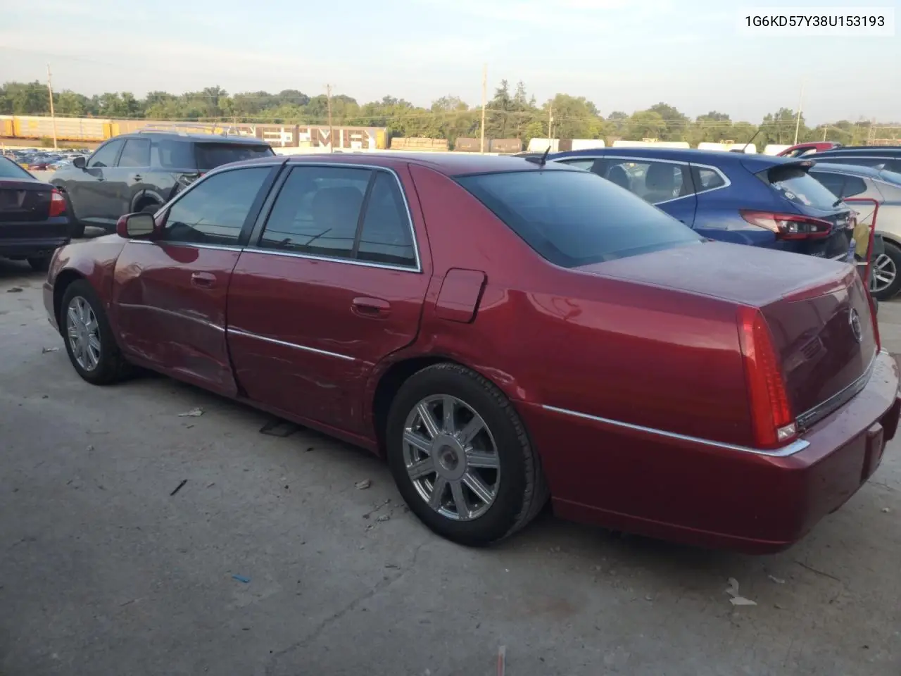 2008 Cadillac Dts VIN: 1G6KD57Y38U153193 Lot: 62460055