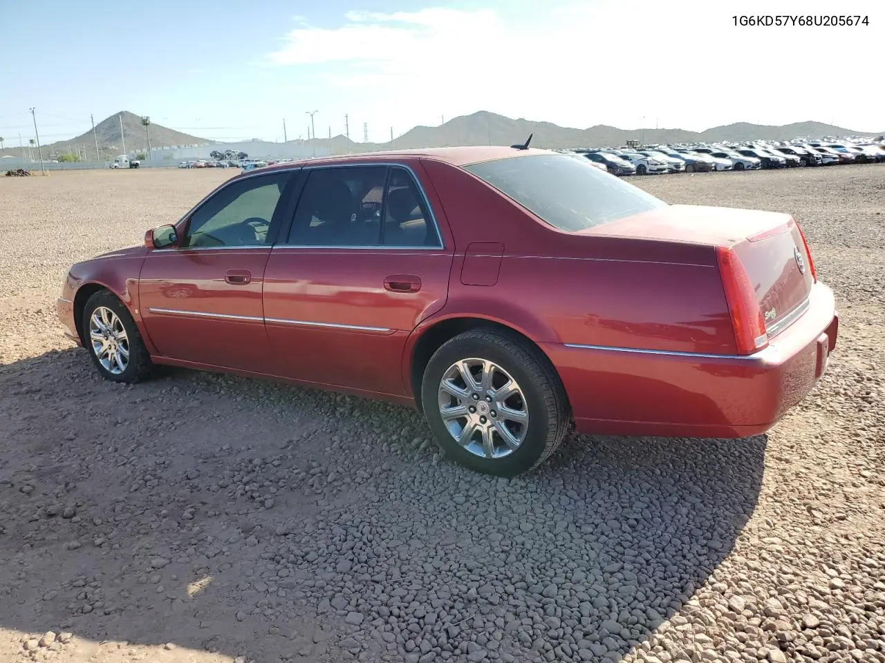 2008 Cadillac Dts VIN: 1G6KD57Y68U205674 Lot: 62742035