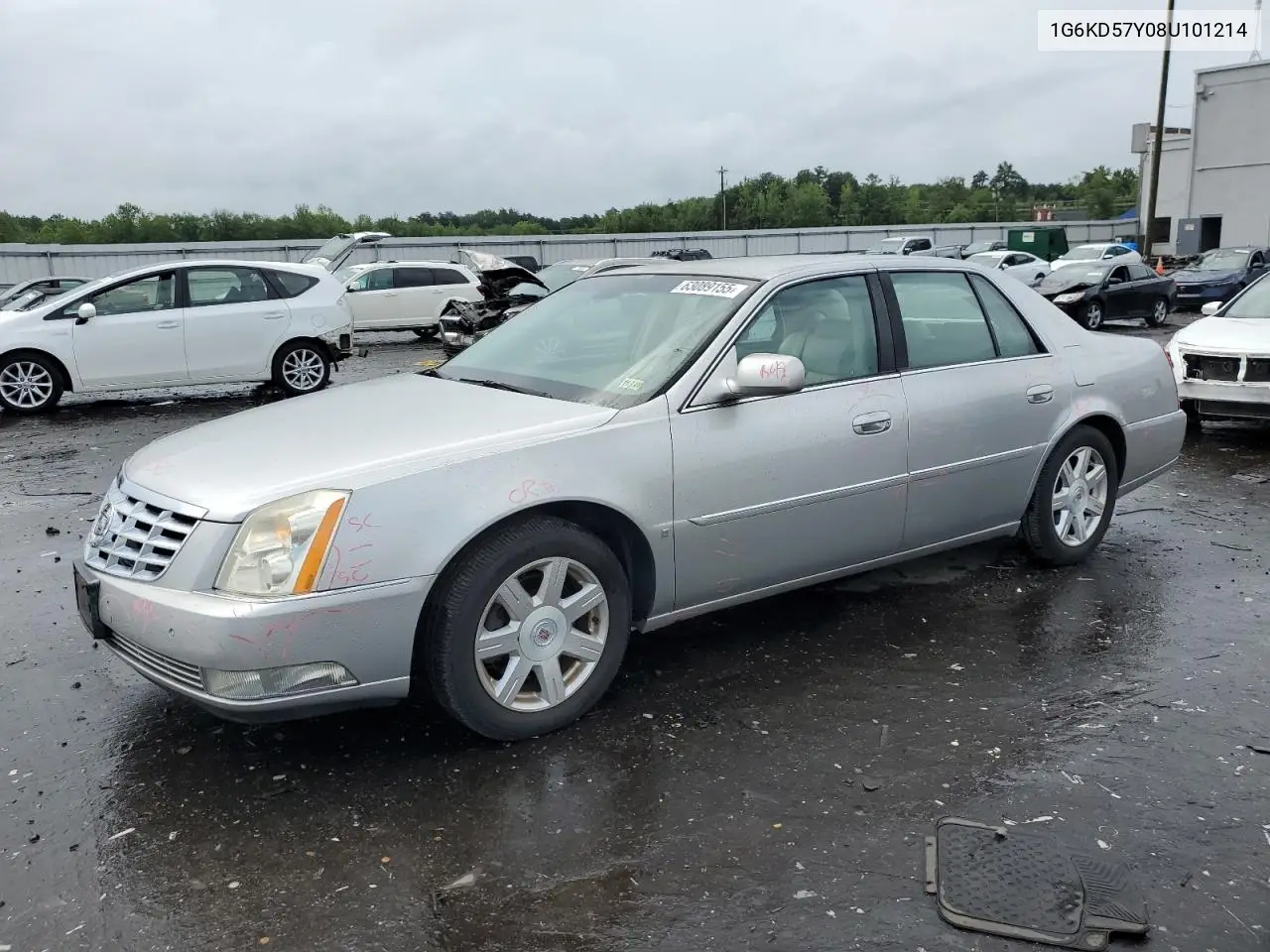 2008 Cadillac Dts VIN: 1G6KD57Y08U101214 Lot: 63089155