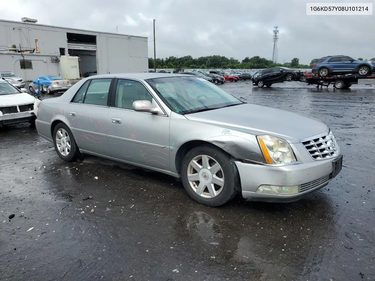 2008 Cadillac Dts VIN: 1G6KD57Y08U101214 Lot: 63089155