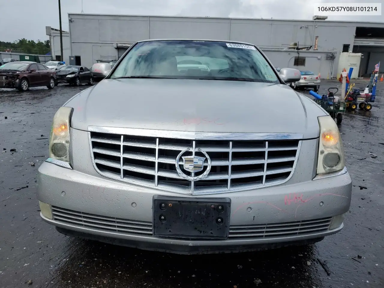 2008 Cadillac Dts VIN: 1G6KD57Y08U101214 Lot: 63089155