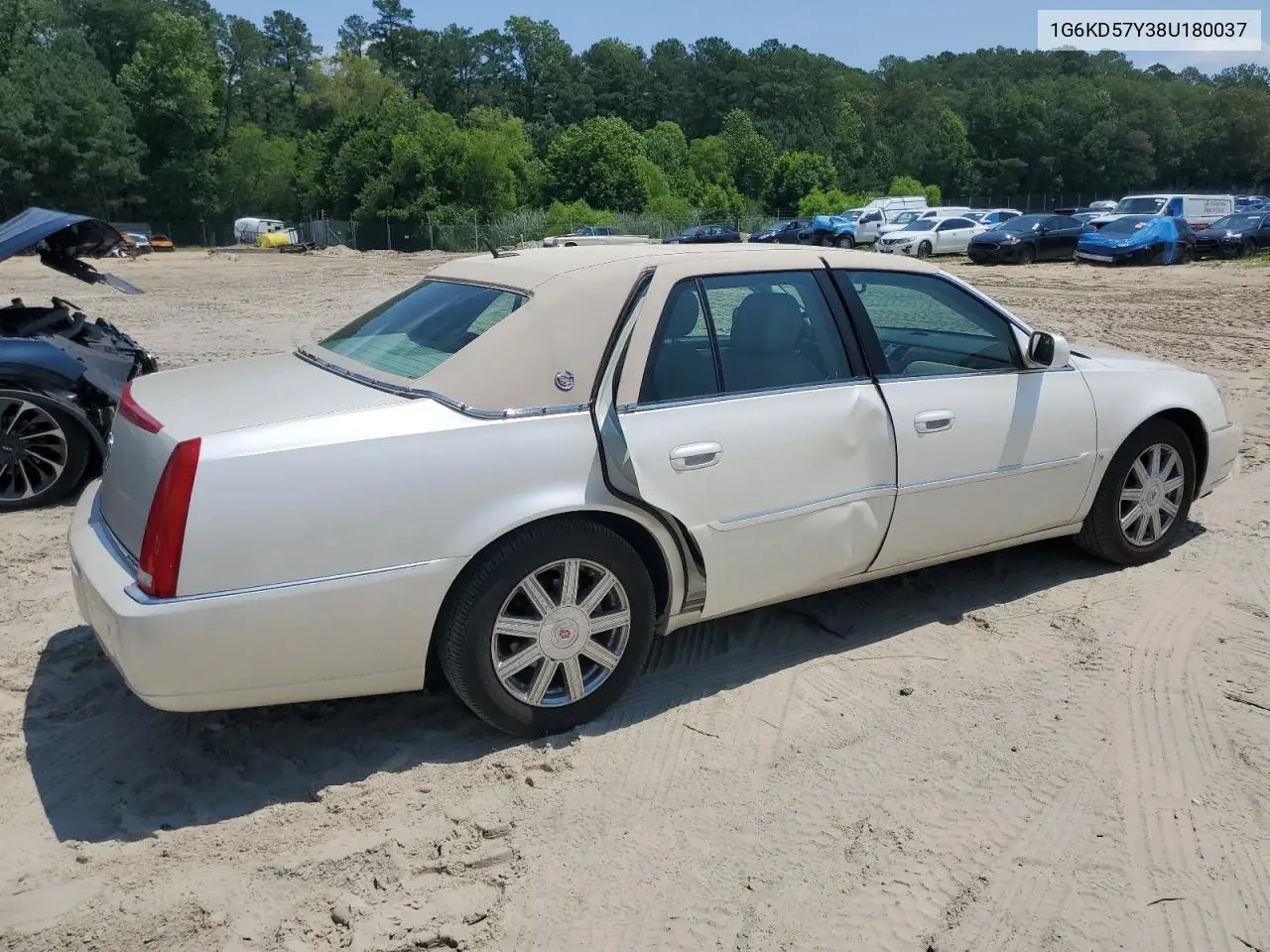 2008 Cadillac Dts VIN: 1G6KD57Y38U180037 Lot: 63107535