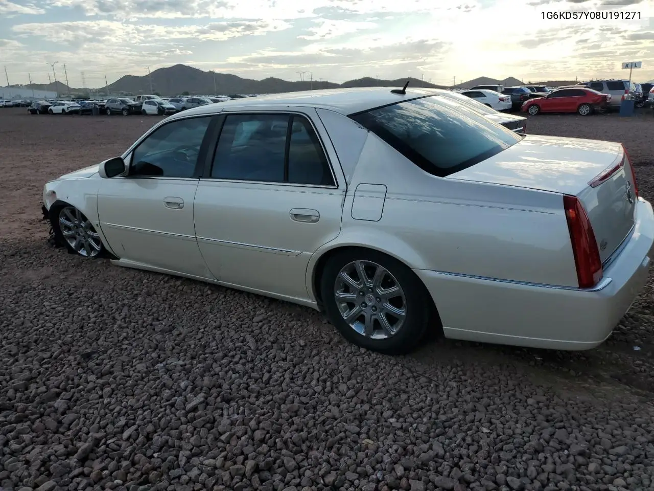 2008 Cadillac Dts VIN: 1G6KD57Y08U191271 Lot: 63482065