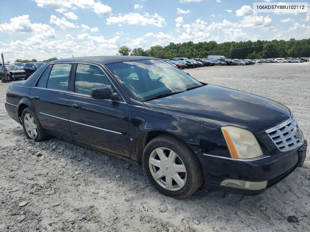 2008 Cadillac Dts VIN: 1G6KD57Y88U102112 Lot: 63533885