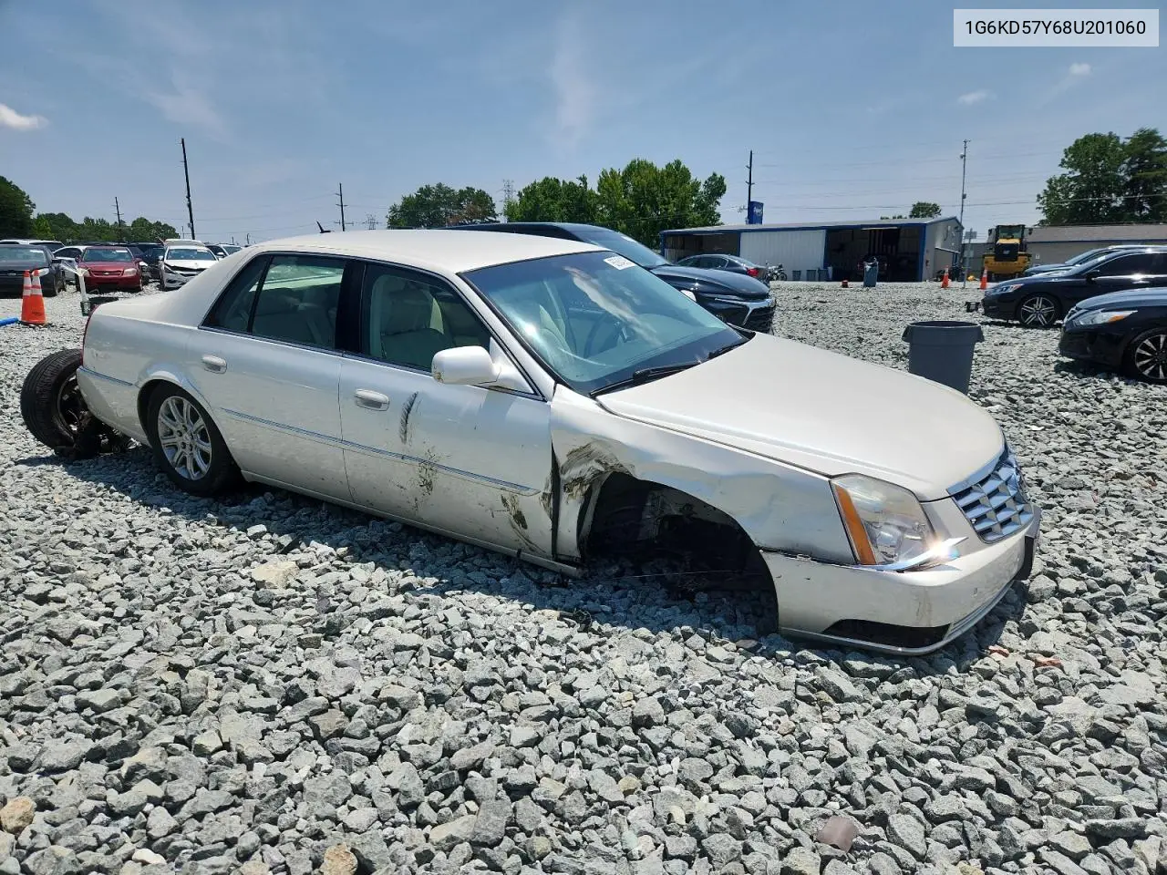 2008 Cadillac Dts VIN: 1G6KD57Y68U201060 Lot: 63634395