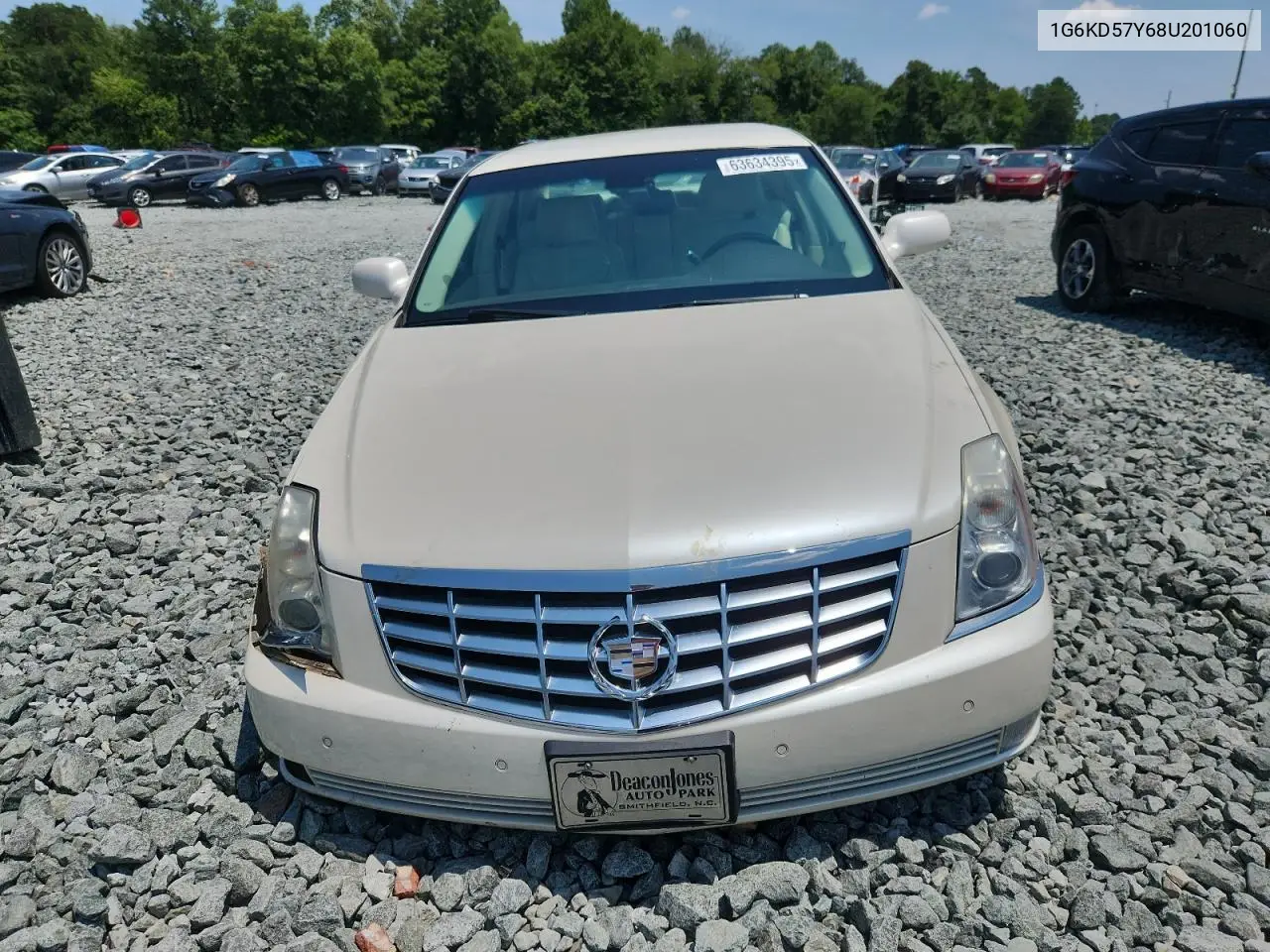 2008 Cadillac Dts VIN: 1G6KD57Y68U201060 Lot: 63634395