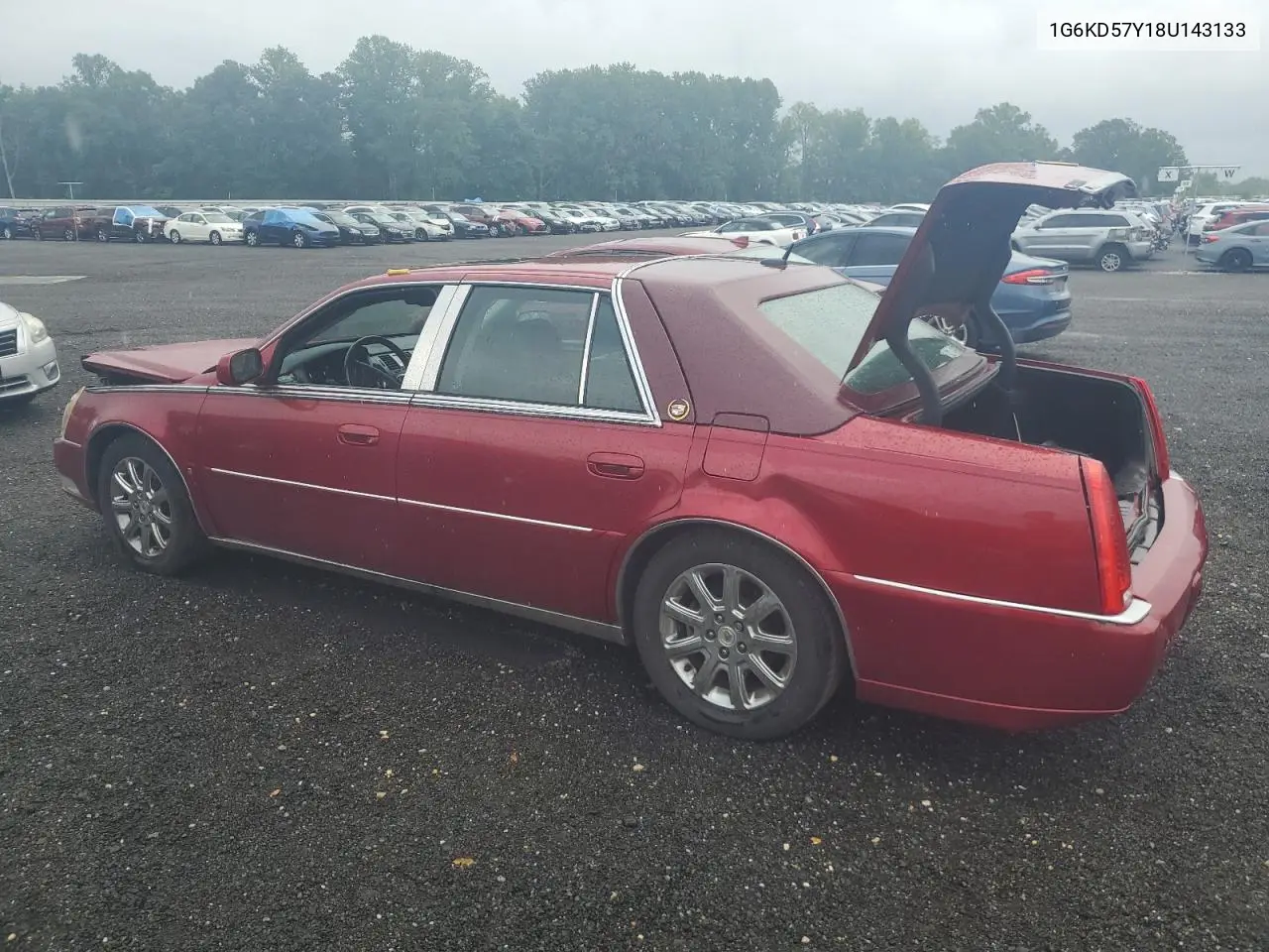 2008 Cadillac Dts VIN: 1G6KD57Y18U143133 Lot: 63659265