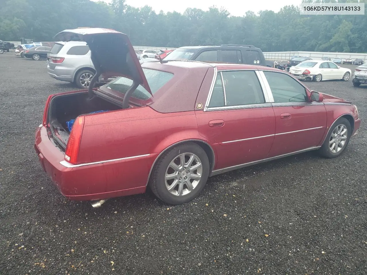 2008 Cadillac Dts VIN: 1G6KD57Y18U143133 Lot: 63659265