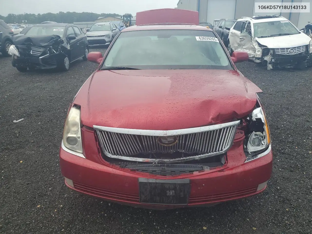 2008 Cadillac Dts VIN: 1G6KD57Y18U143133 Lot: 63659265