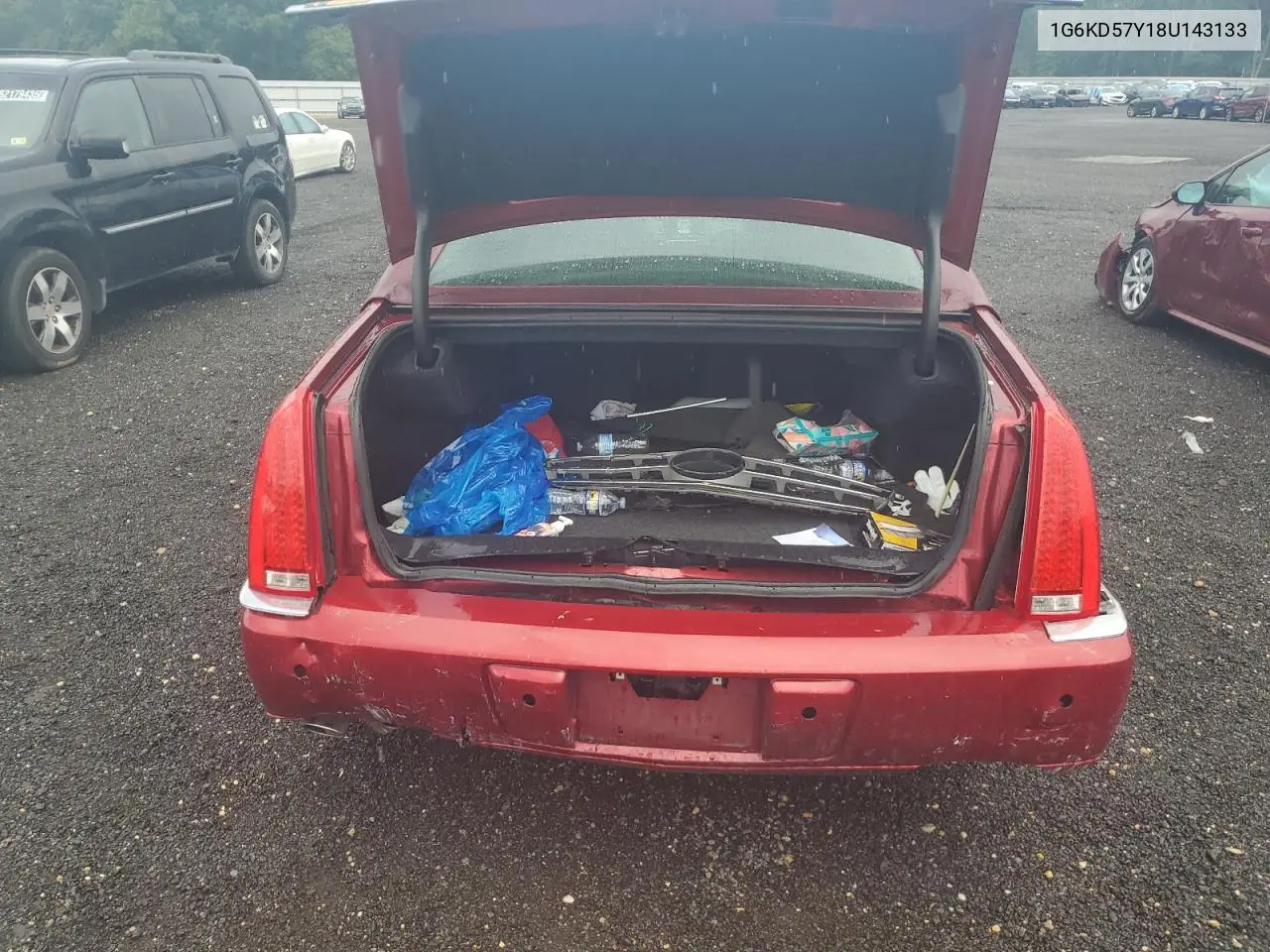 2008 Cadillac Dts VIN: 1G6KD57Y18U143133 Lot: 63659265