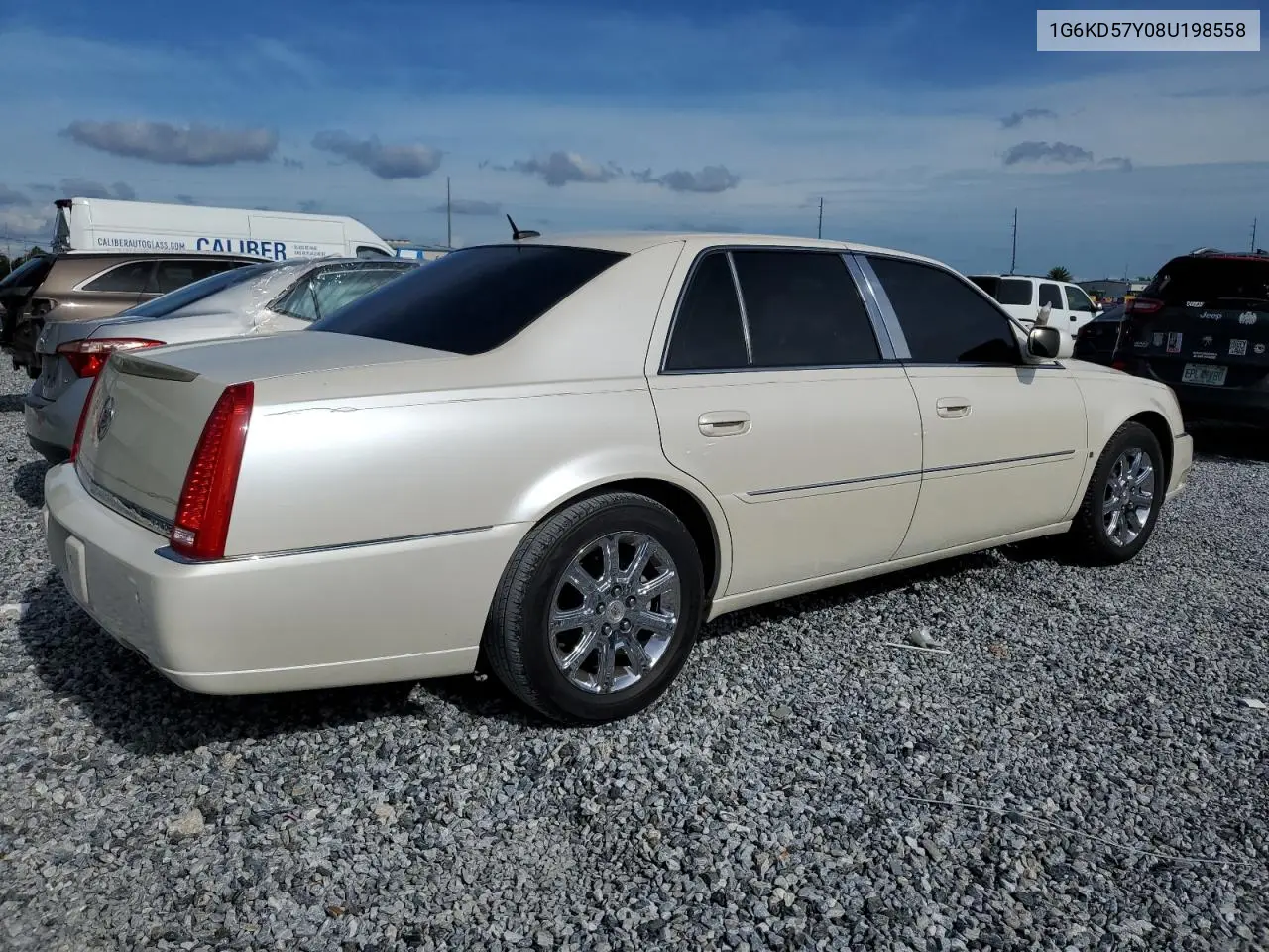 2008 Cadillac Dts VIN: 1G6KD57Y08U198558 Lot: 63670825