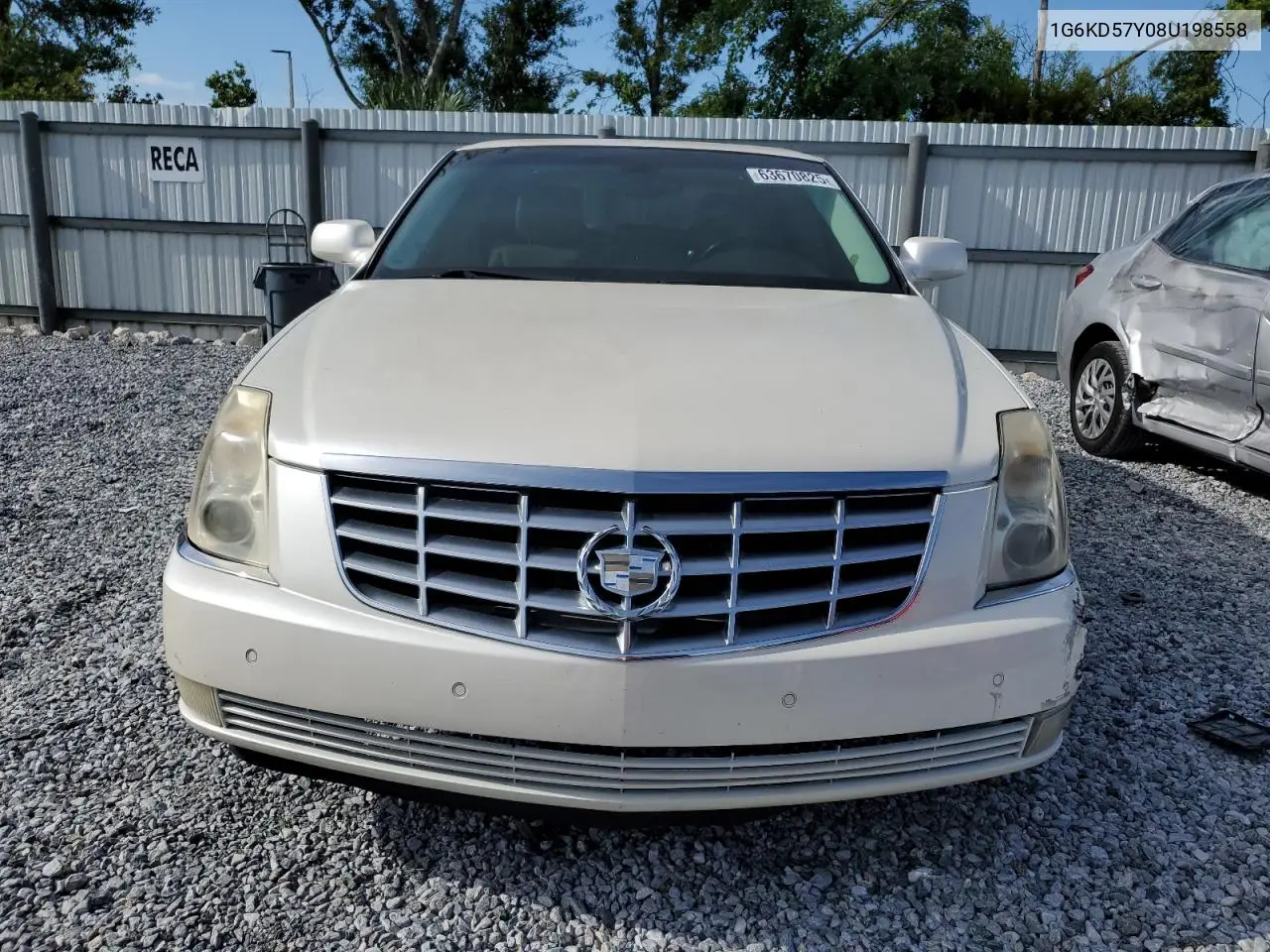 2008 Cadillac Dts VIN: 1G6KD57Y08U198558 Lot: 63670825