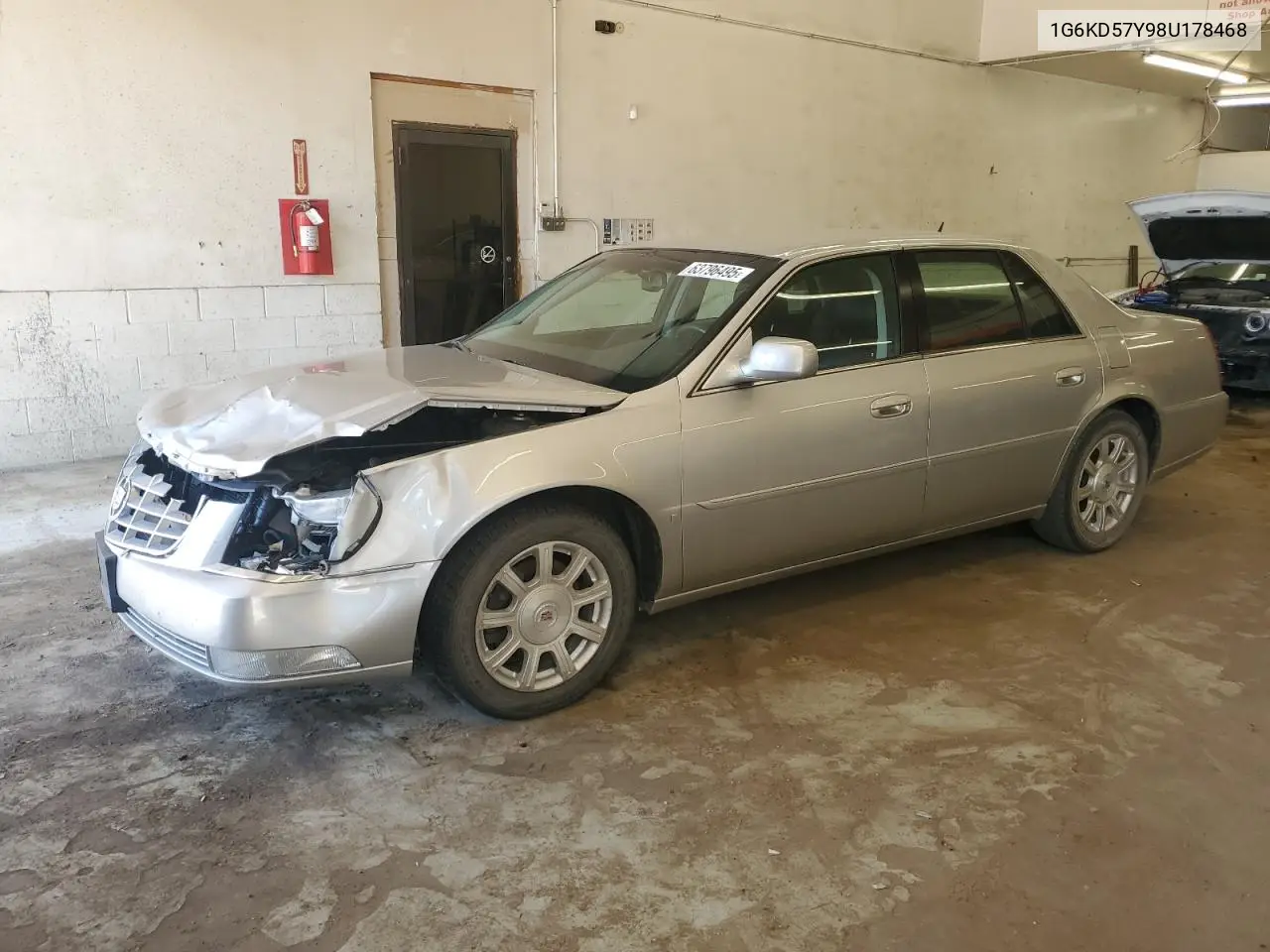 2008 Cadillac Dts VIN: 1G6KD57Y98U178468 Lot: 63796495