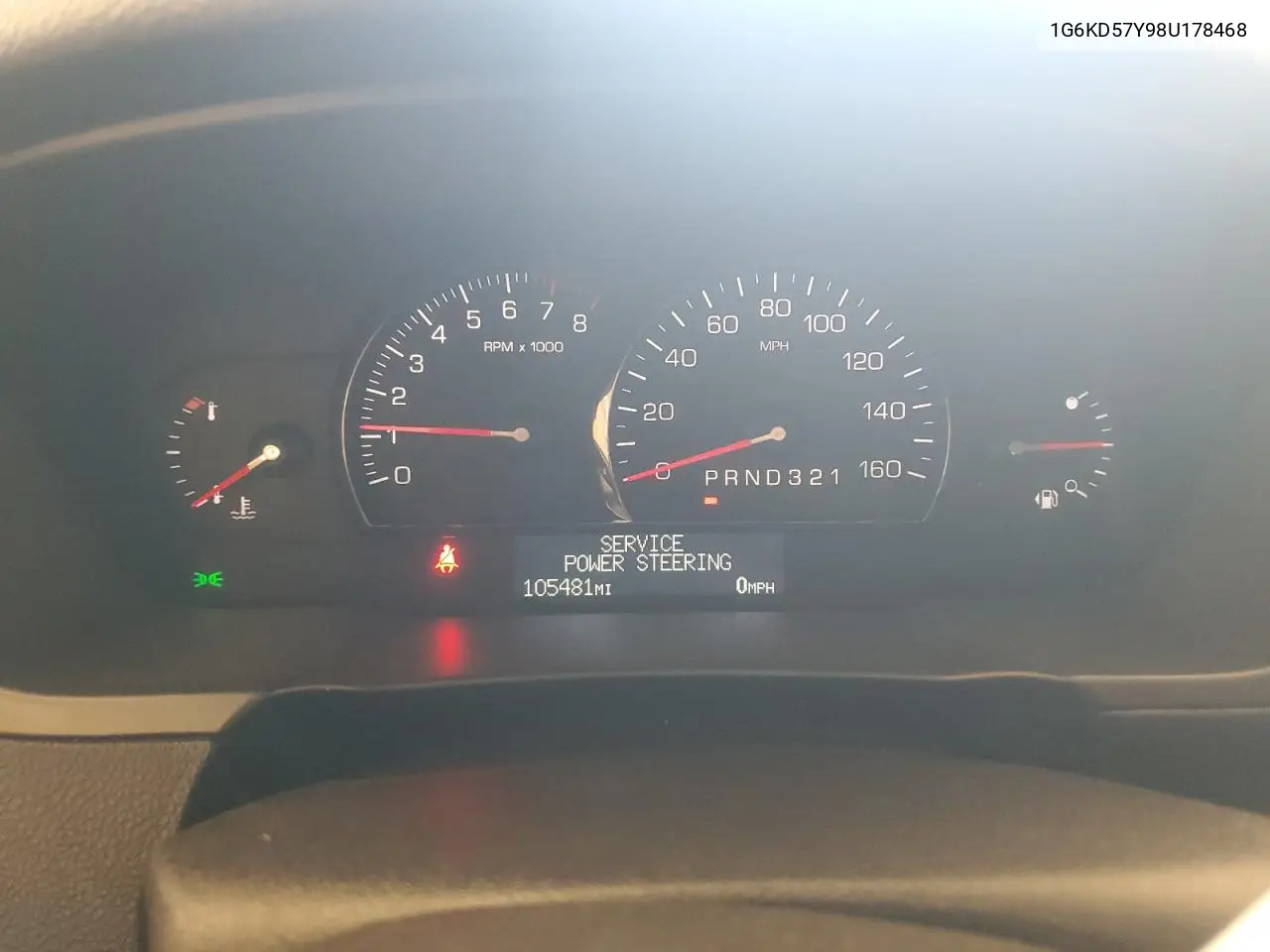 2008 Cadillac Dts VIN: 1G6KD57Y98U178468 Lot: 63796495