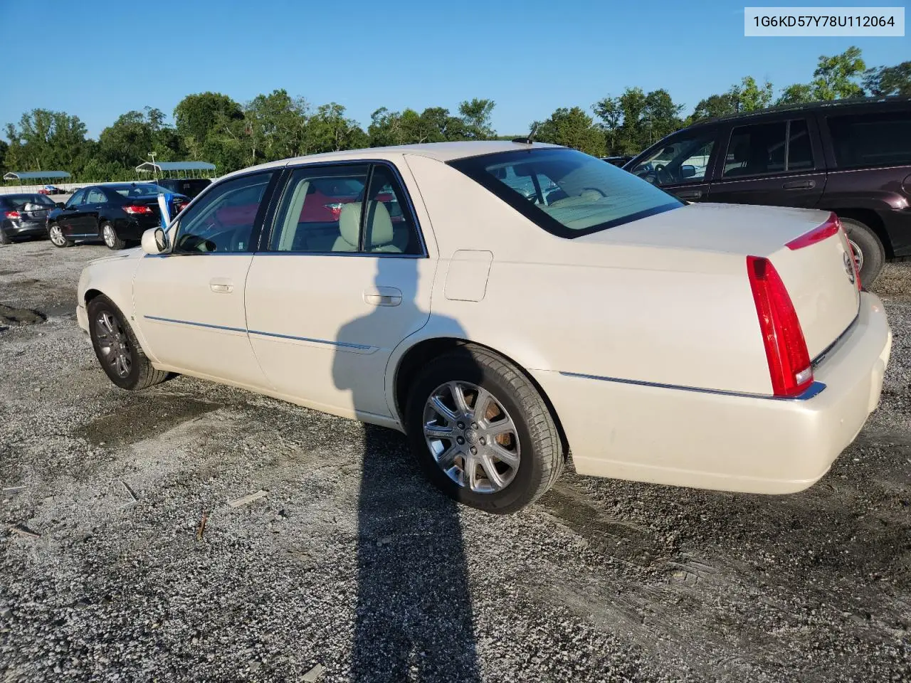 2008 Cadillac Dts VIN: 1G6KD57Y78U112064 Lot: 64545995