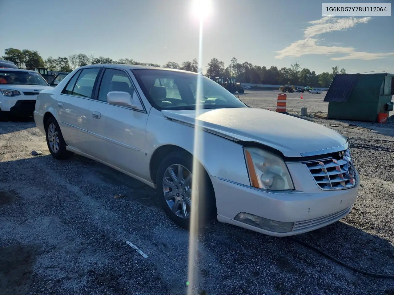 2008 Cadillac Dts VIN: 1G6KD57Y78U112064 Lot: 64545995