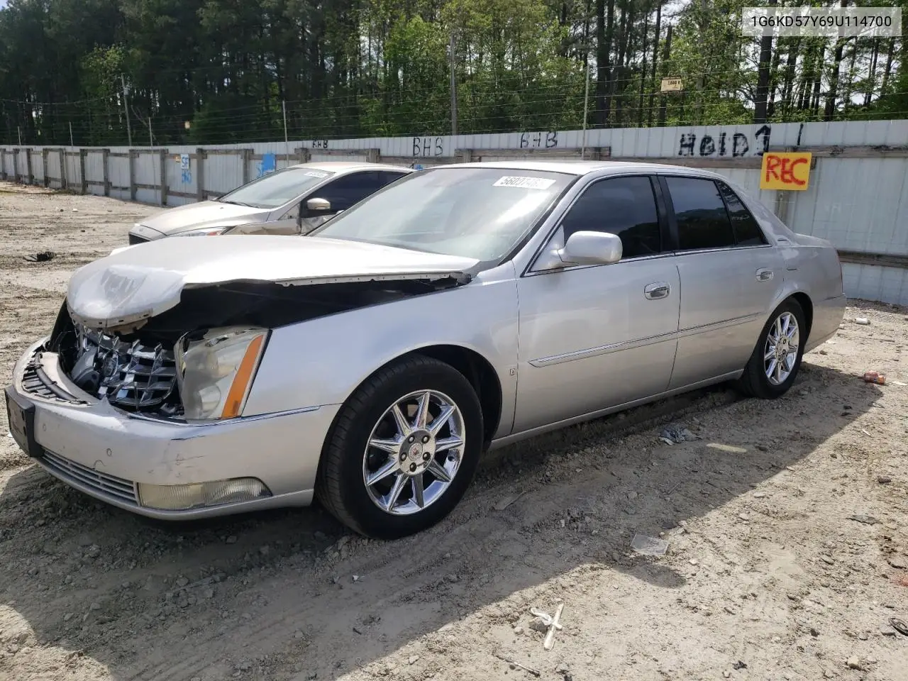 2009 Cadillac Dts VIN: 1G6KD57Y69U114700 Lot: 56007485