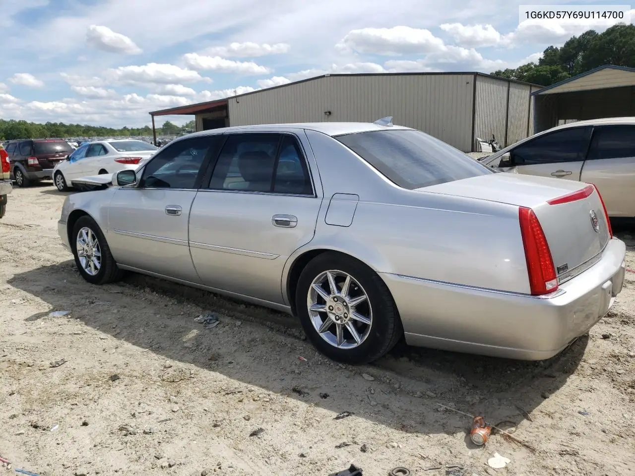 2009 Cadillac Dts VIN: 1G6KD57Y69U114700 Lot: 56007485