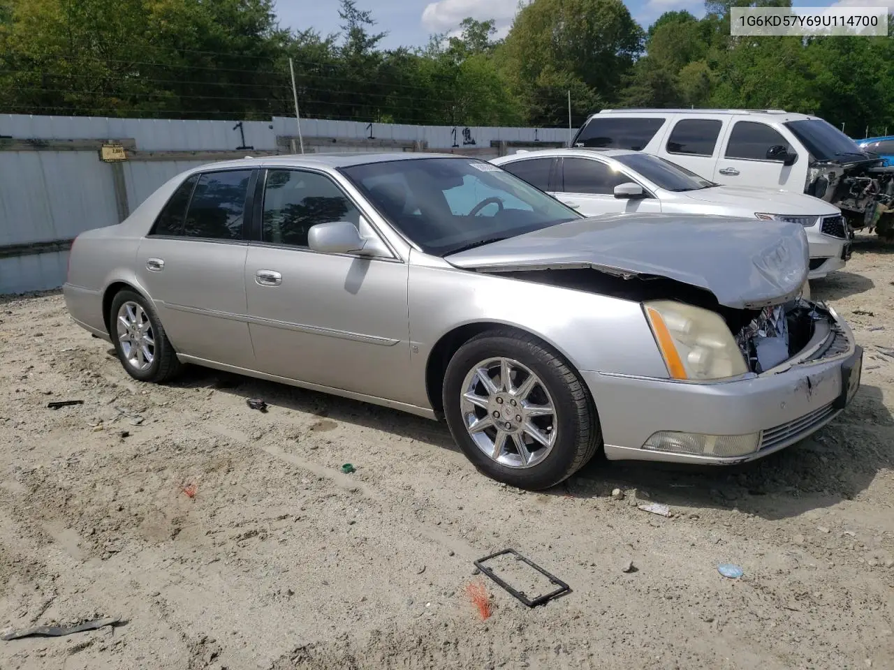 2009 Cadillac Dts VIN: 1G6KD57Y69U114700 Lot: 56007485