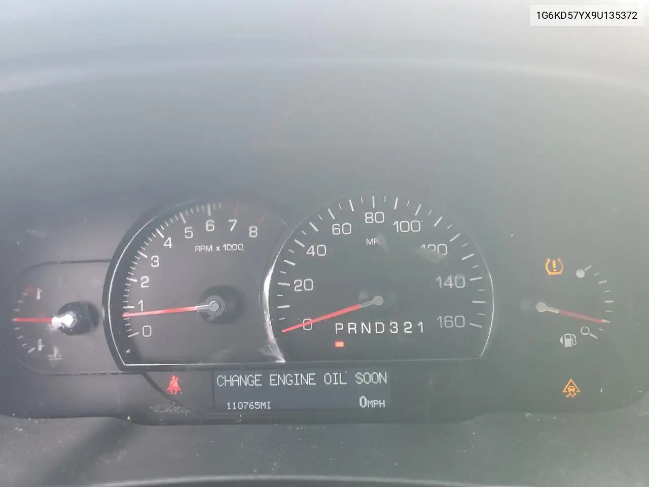 2009 Cadillac Dts VIN: 1G6KD57YX9U135372 Lot: 60634965