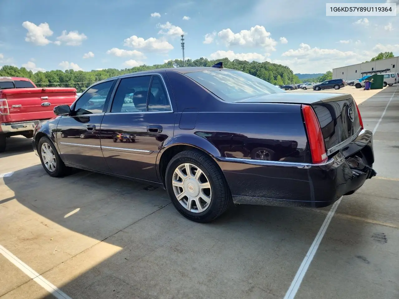2009 Cadillac Dts VIN: 1G6KD57Y89U119364 Lot: 61738125