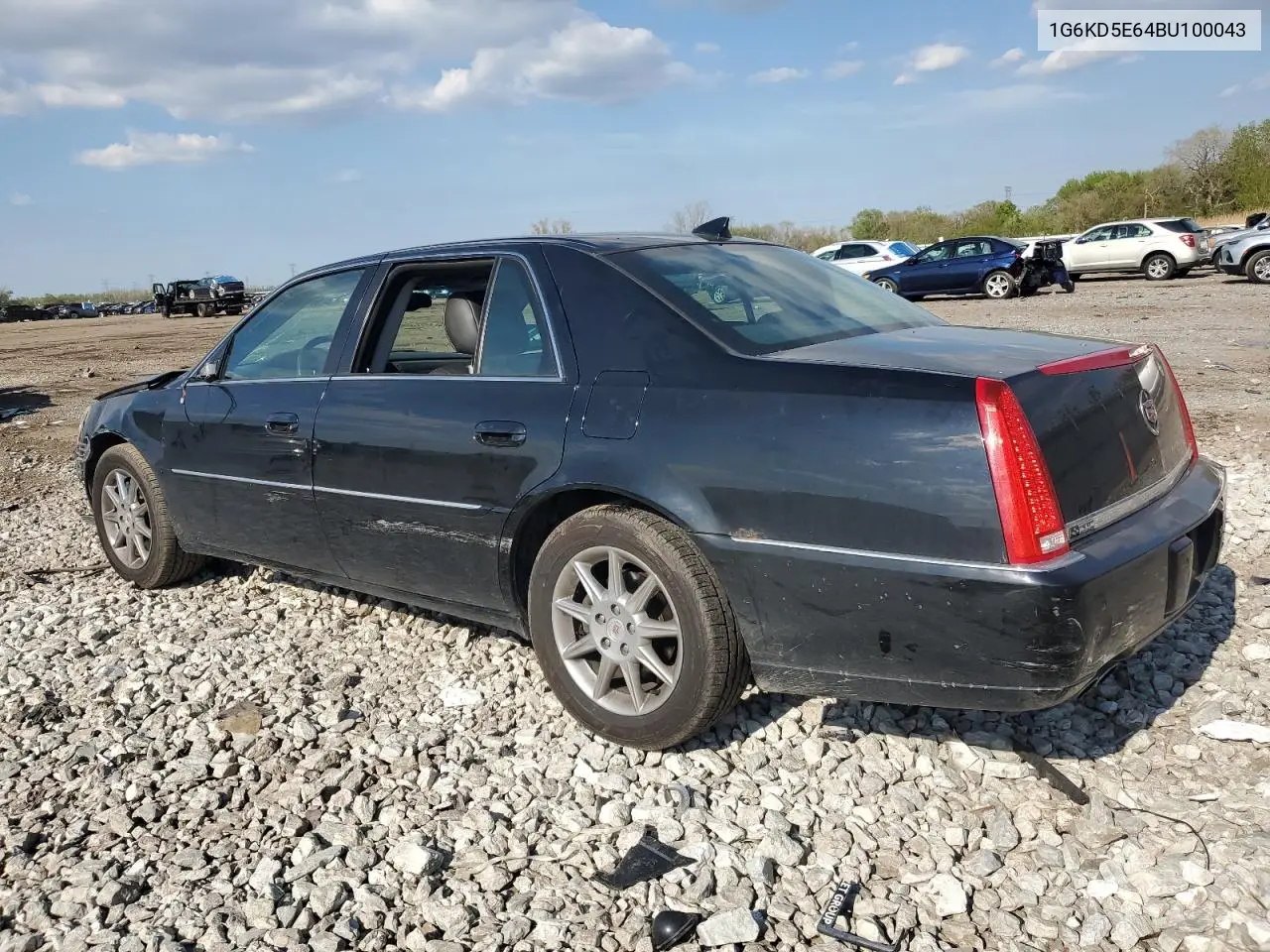 2011 Cadillac Dts Luxury Collection VIN: 1G6KD5E64BU100043 Lot: 56124355