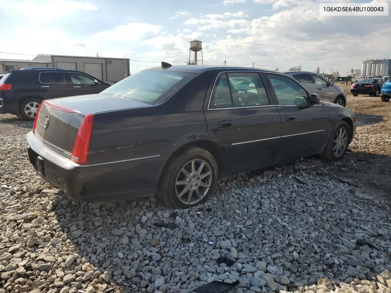2011 Cadillac Dts Luxury Collection VIN: 1G6KD5E64BU100043 Lot: 56124355