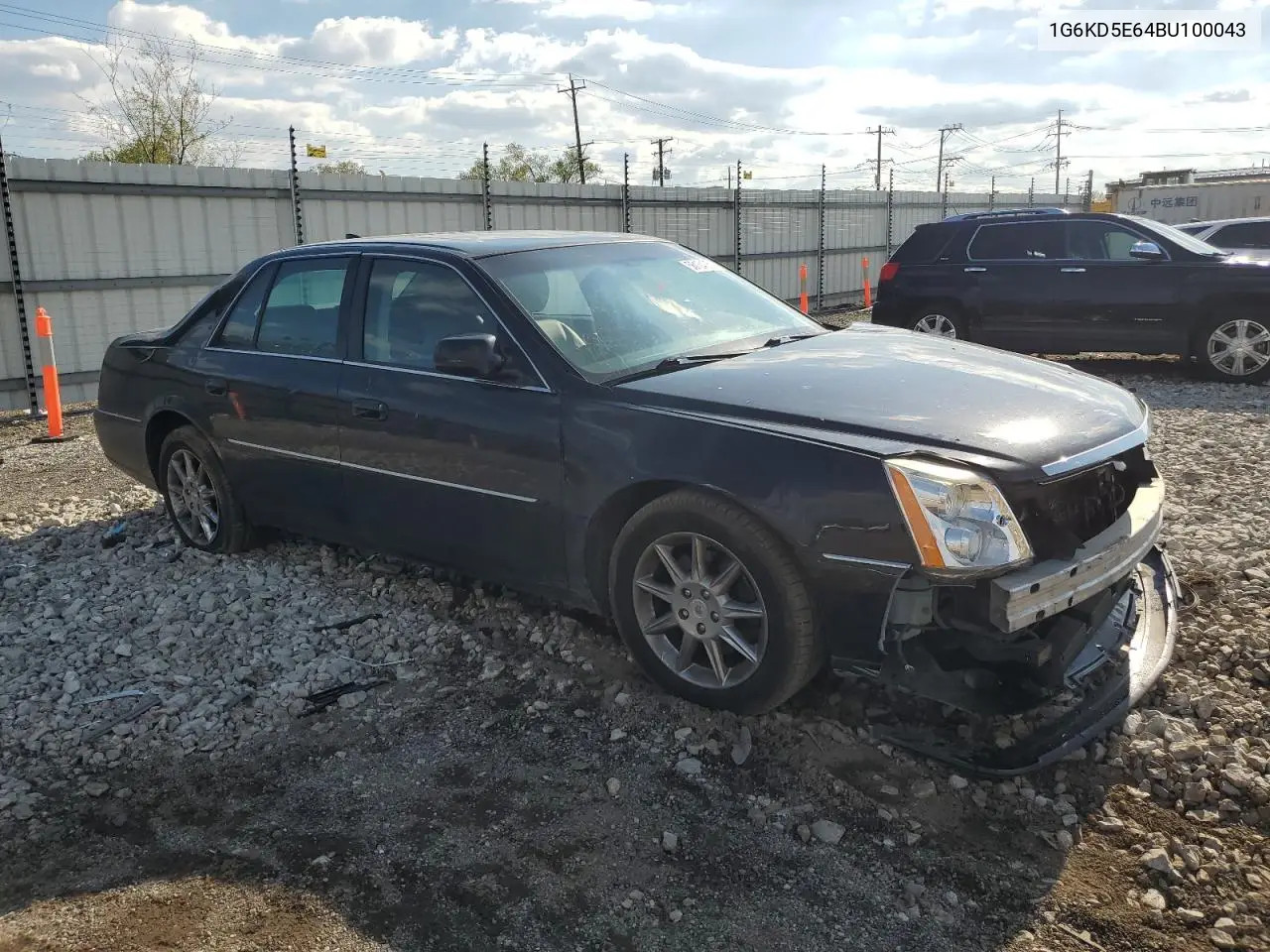 2011 Cadillac Dts Luxury Collection VIN: 1G6KD5E64BU100043 Lot: 56124355